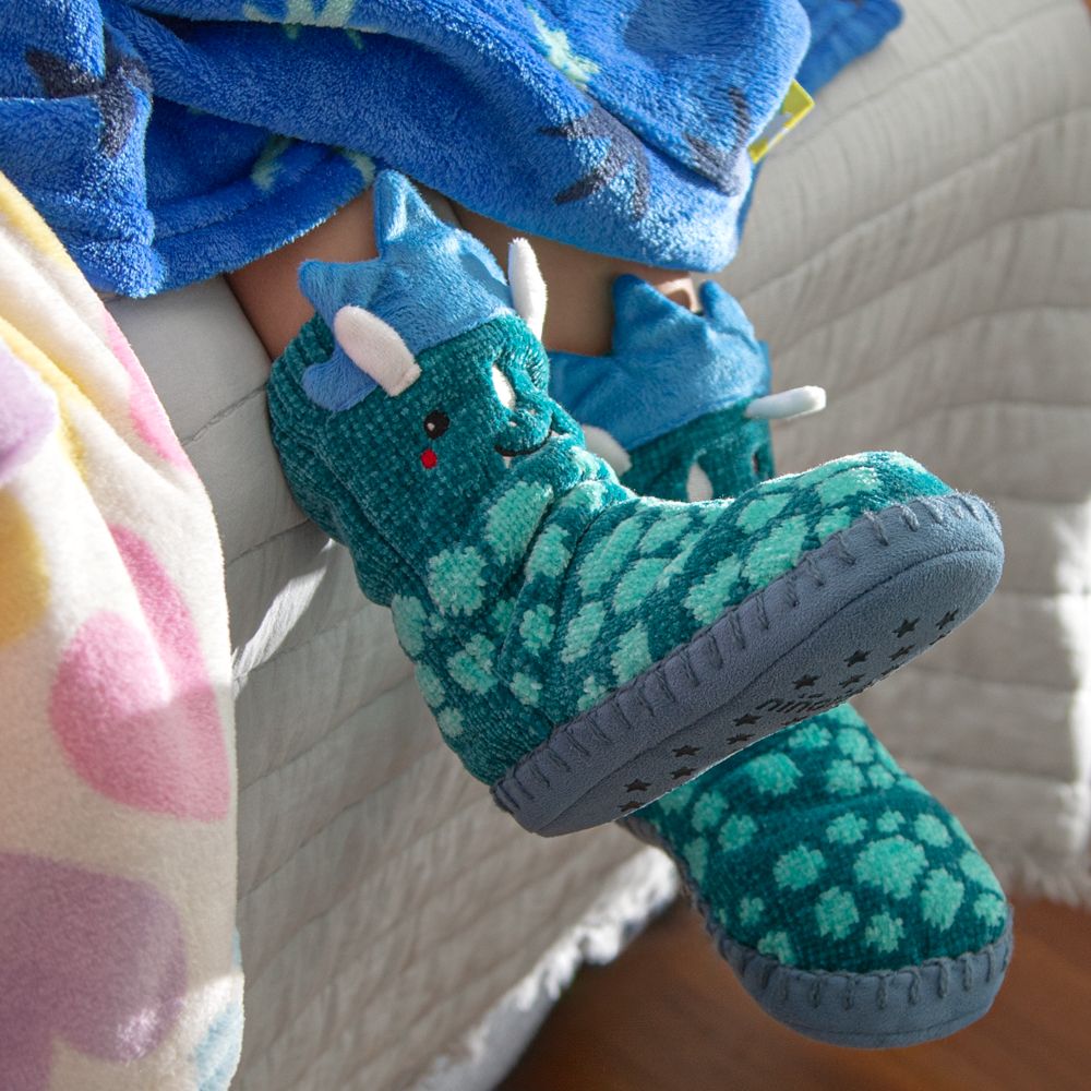 Calcetas tejidas cordero infantil con suela 19.5 cm