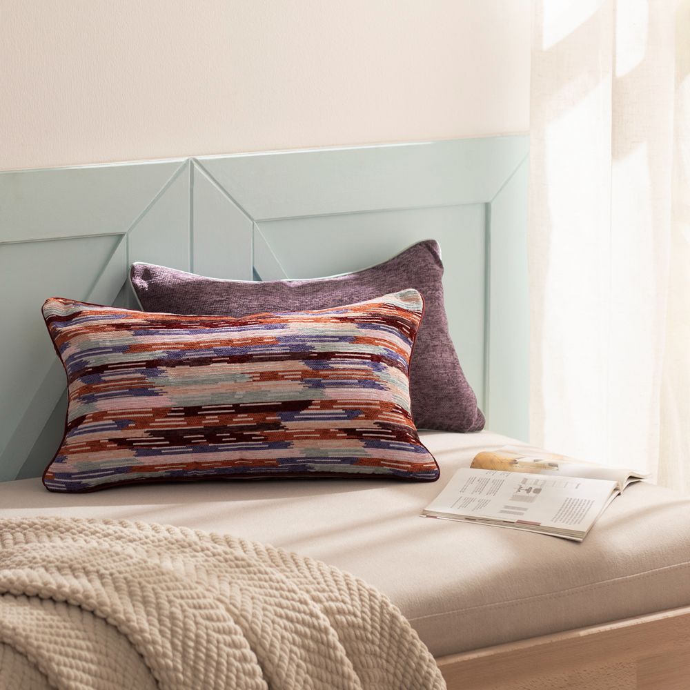 Cojín tapiz de color 30x50 cm