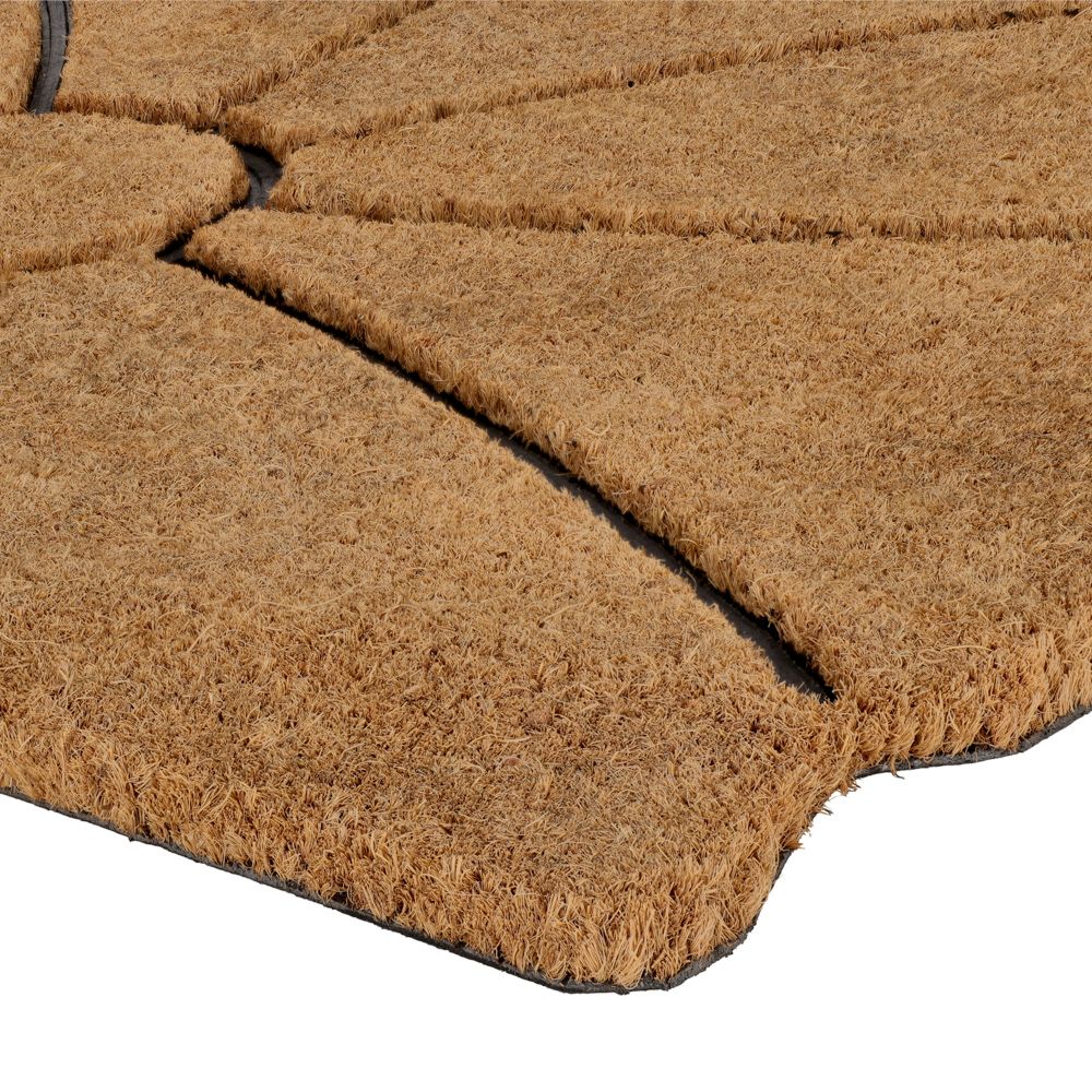 Limpiapiés con forma de hoja 75x45 cm