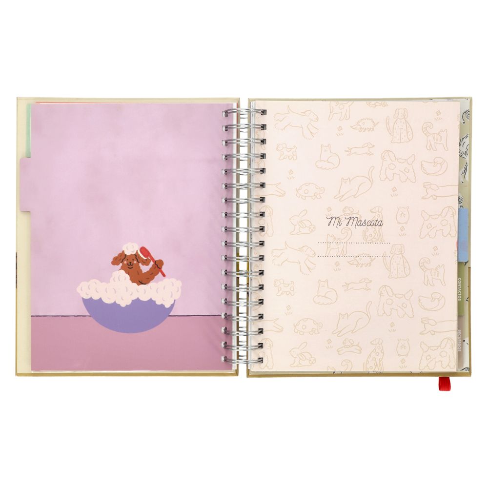 Bitácora para mascotas 17x23 cm