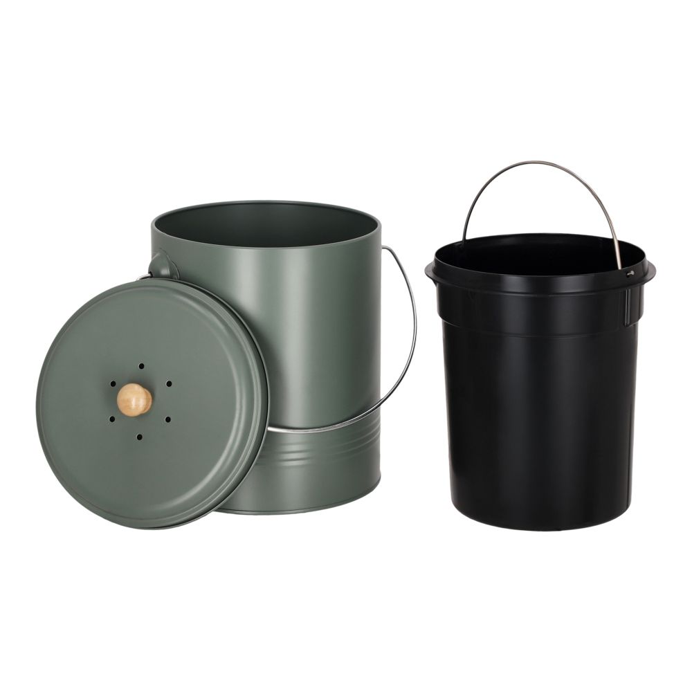 Basurero metalico 3 L