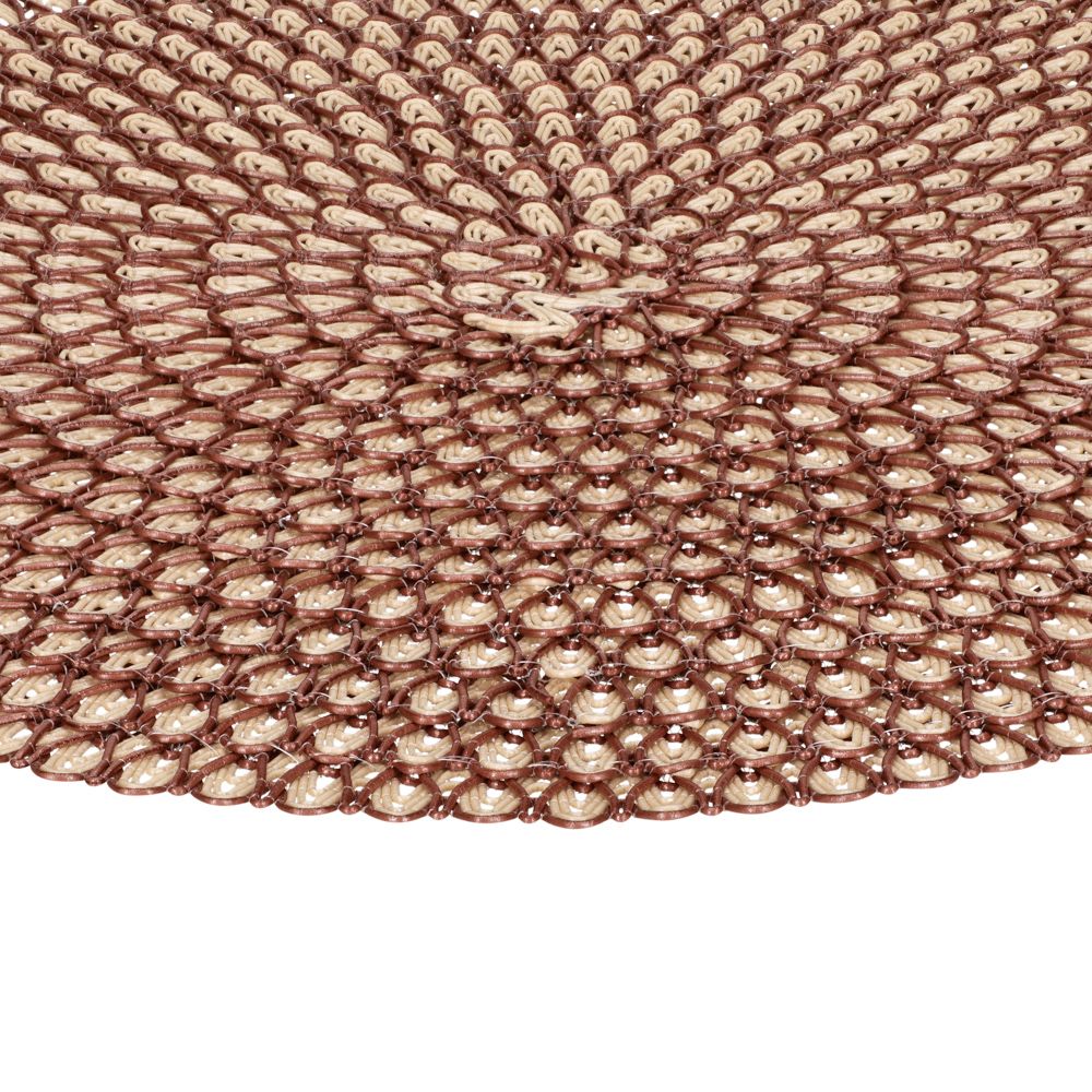 Individual redondo de pp tejido diámetro 38 cm