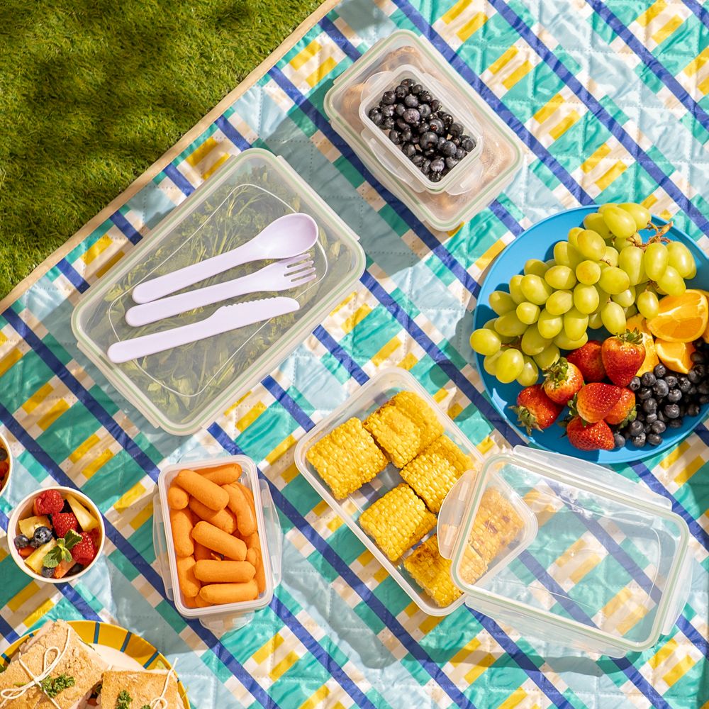 Set de 5 contendores de plástico