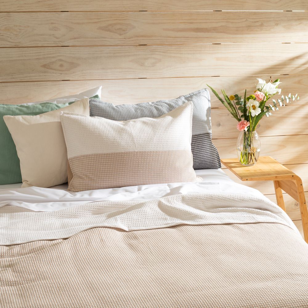 Funda de almohadón tejeduría handloom 50x70 cm