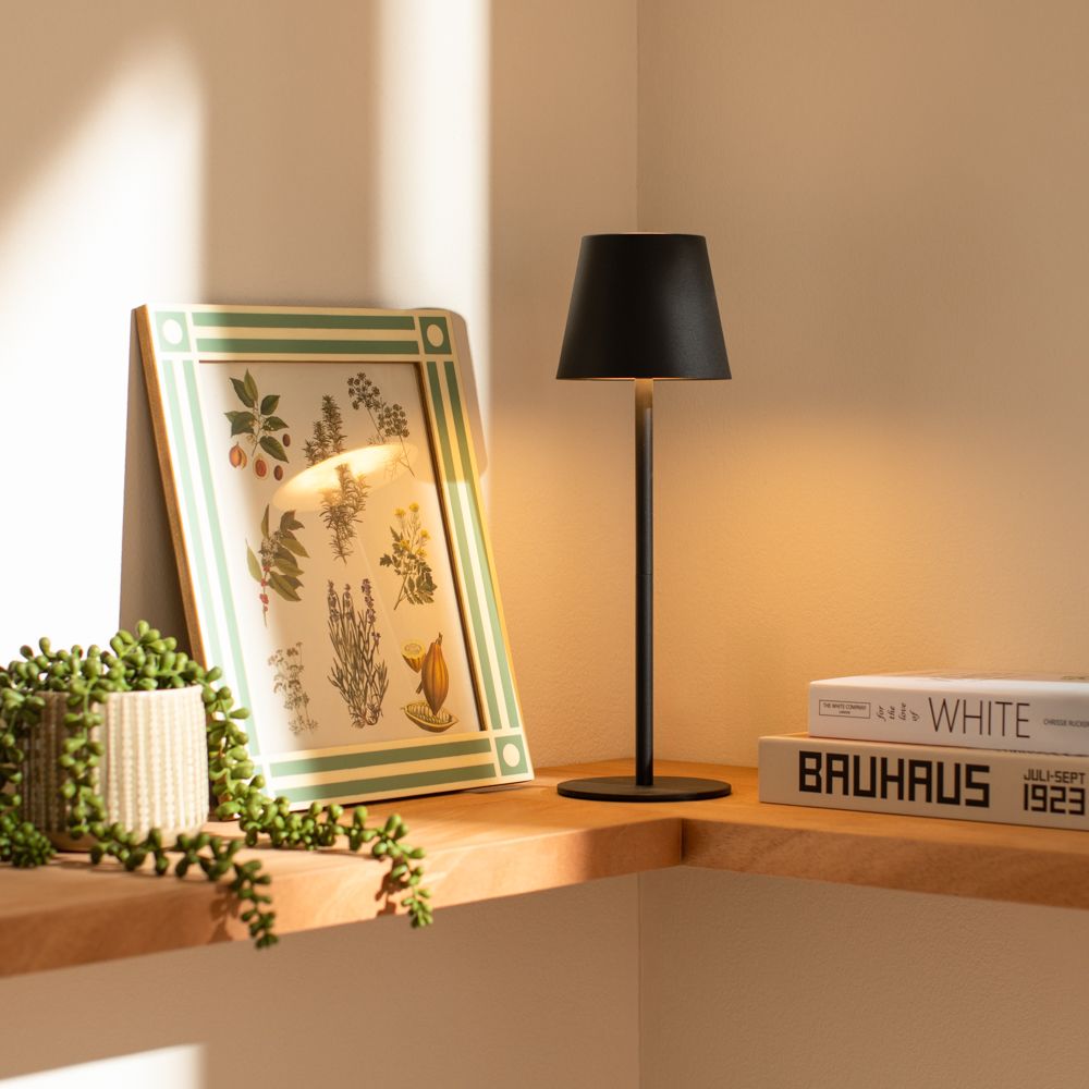 Lámpara para mesa de metal 11x35 cm