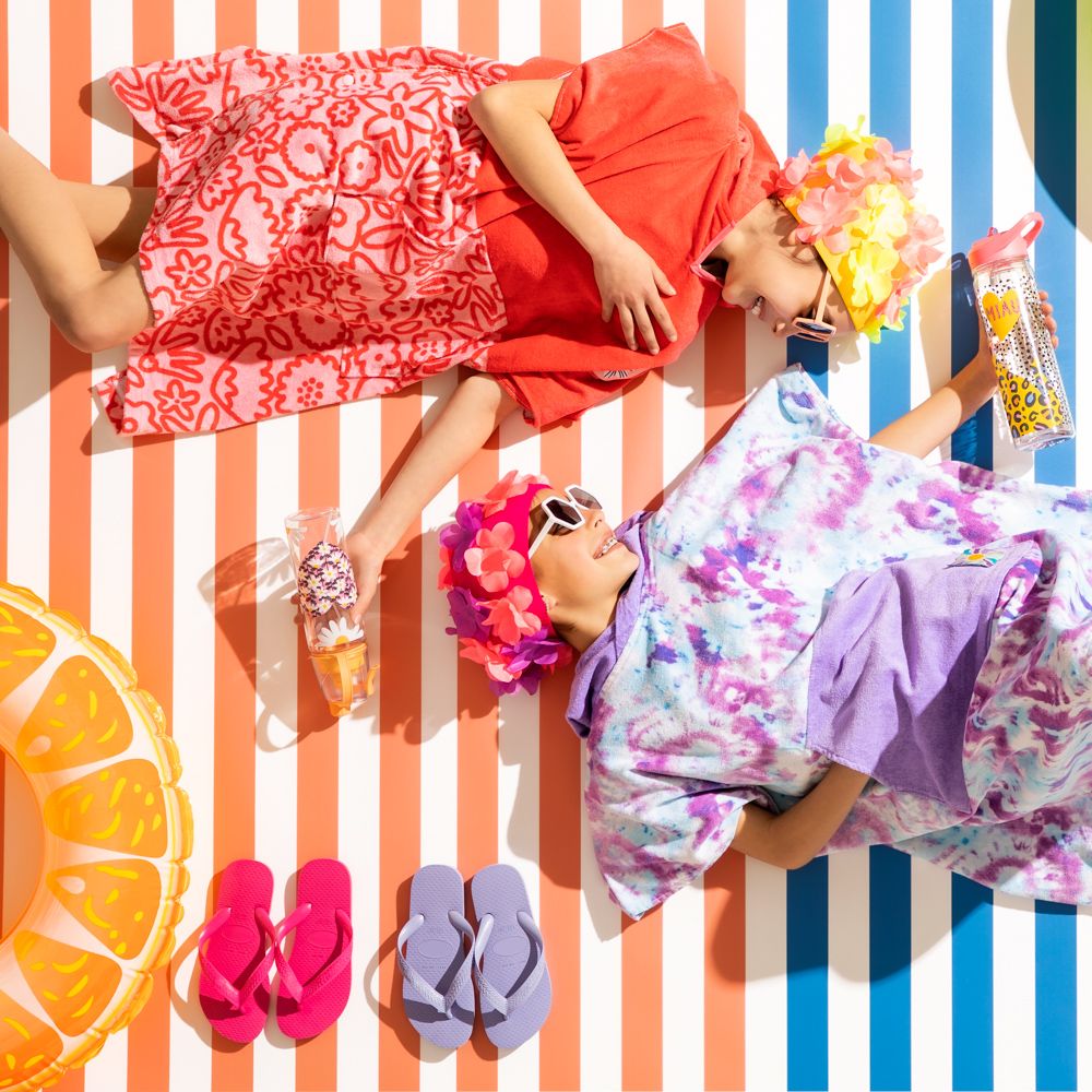 Poncho toalla infantil para playa 9-12 años