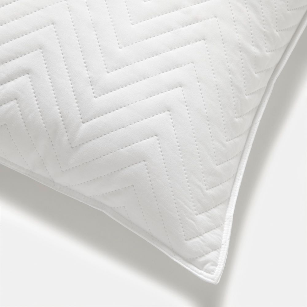 Set de 2 almohadas de hollow con cubierta acolchada 70x50 cm