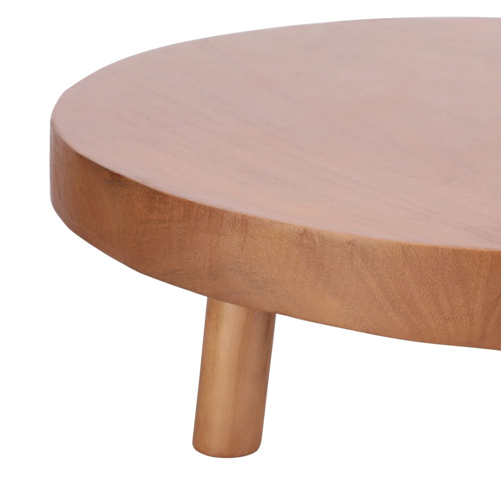 Base para maceta de madera 40x12 cm