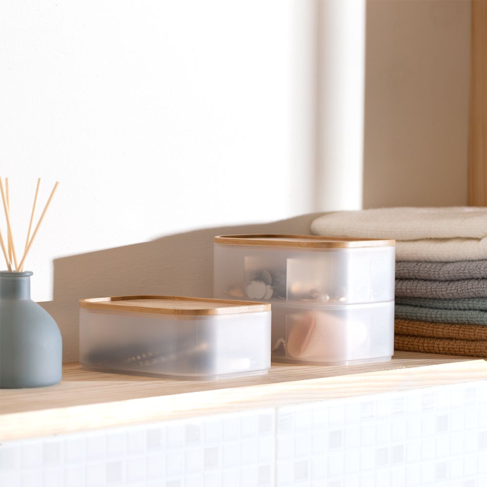 Organizador Bambú 15.2x11x11 cm