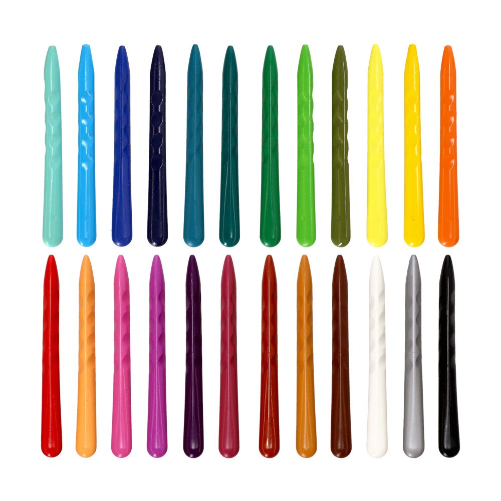 Set de 24 crayones borrables