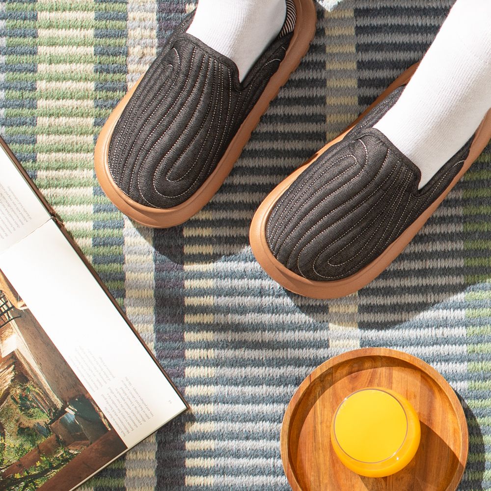 Pantuflas denim talla 26-27 cm