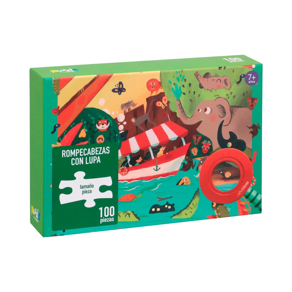 Rompecabezas Cartón Detective 100 Piezas 25x6x17.5 cm