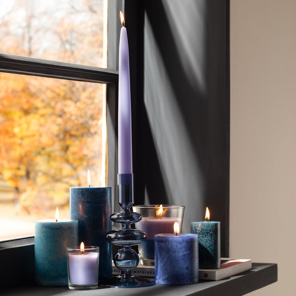 Vela Pilar Color Jazmín 5x7.5 cm