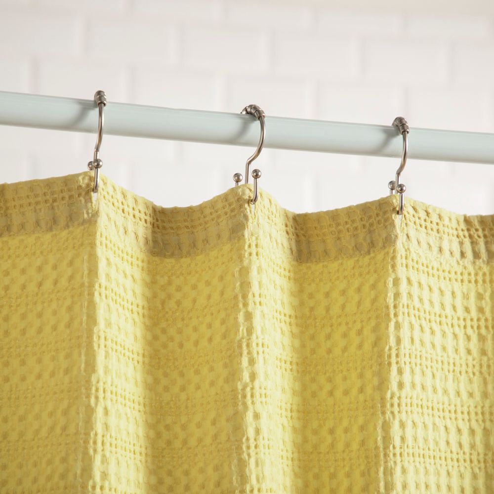 Cortina para baño de algodón jacquard 180x190 cm