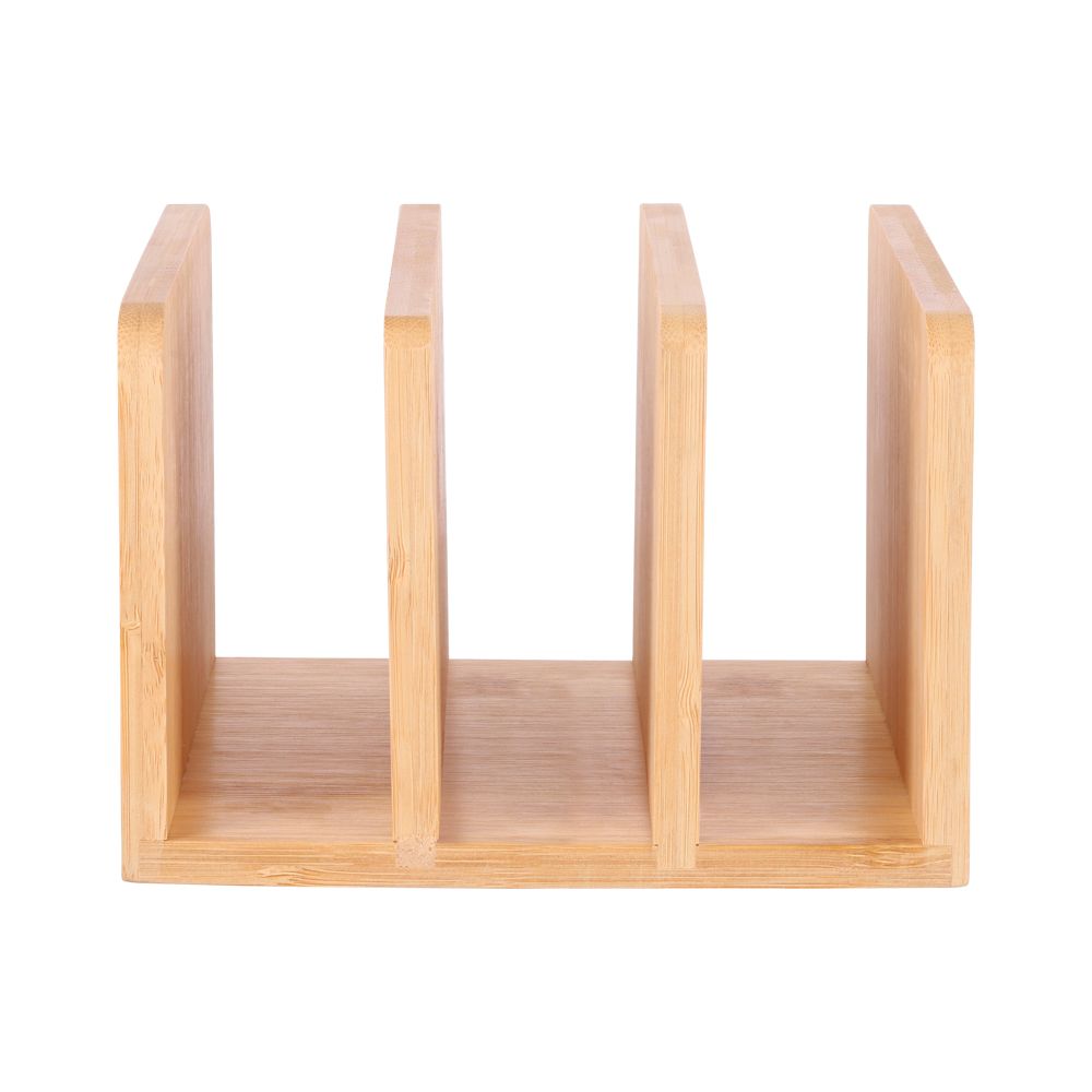 Organizador para libros de bambú