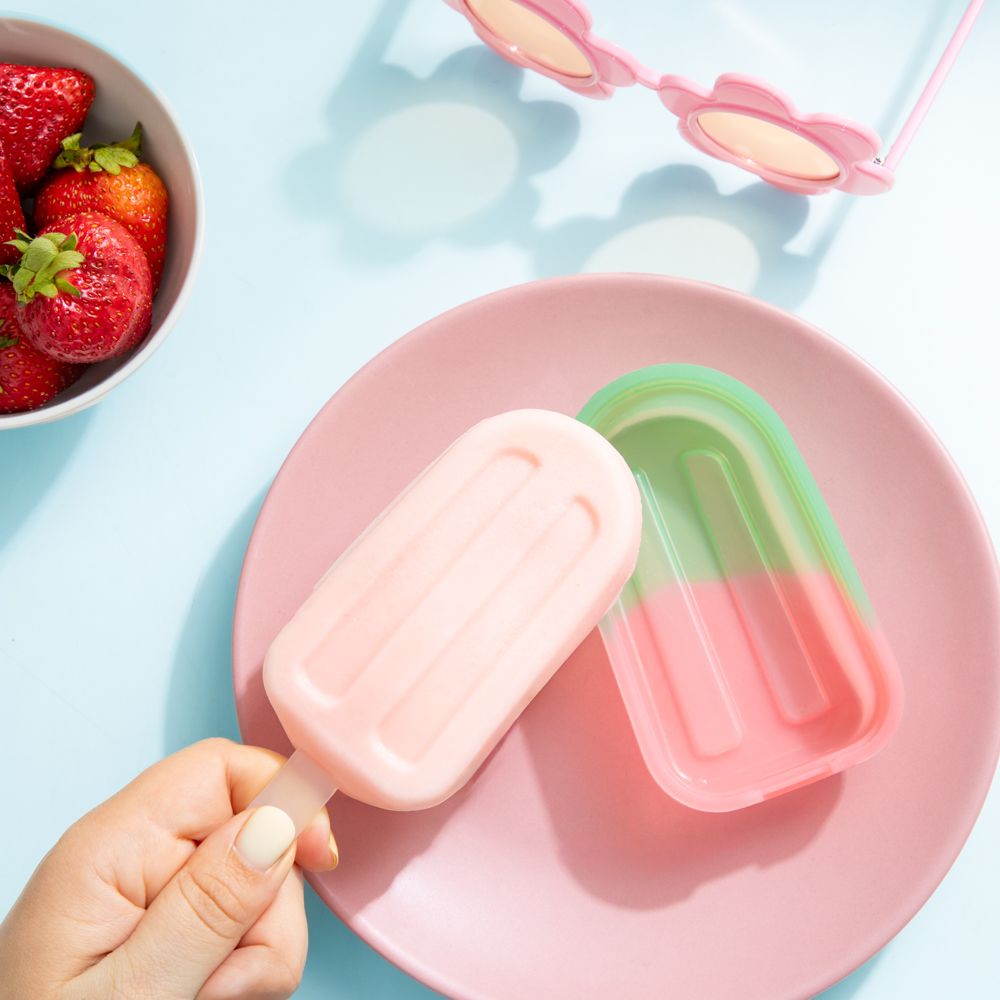 Molde para helado con forma de paleta