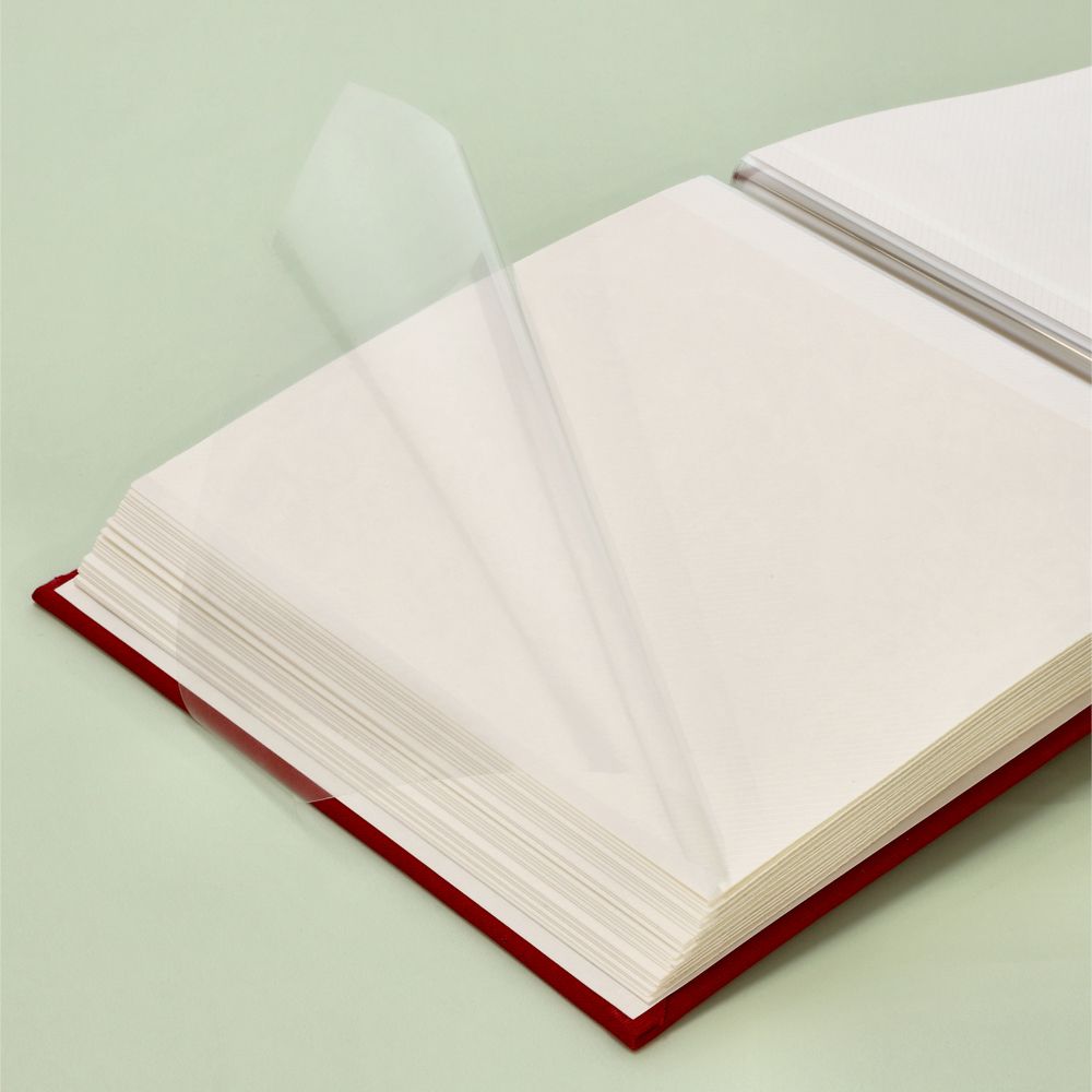 Álbum de fotos con tapa de tela y páginas adhesivas 35 hojas