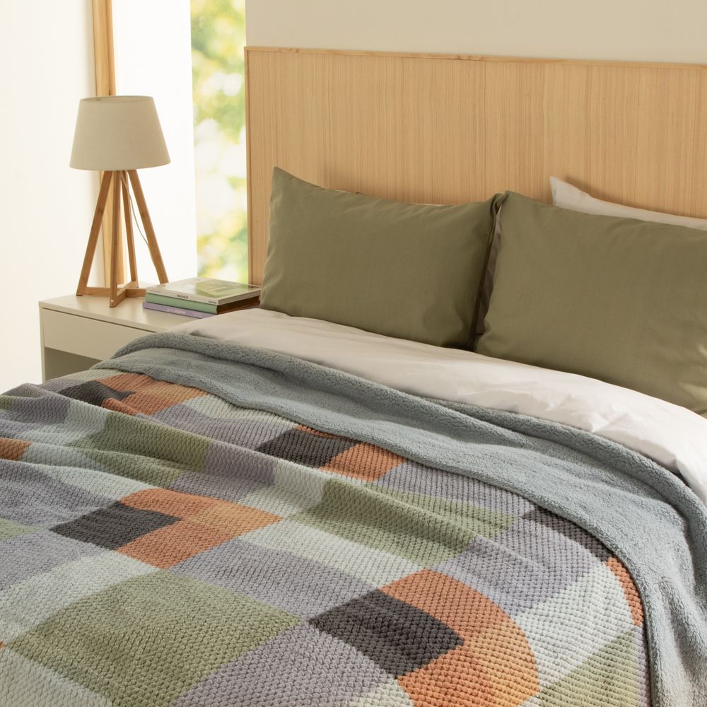 Colcha borreguita con estampado King