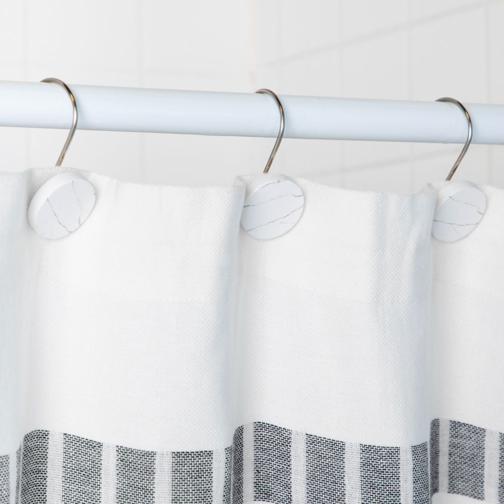 Cortina de baño escocesa 180x190 cm