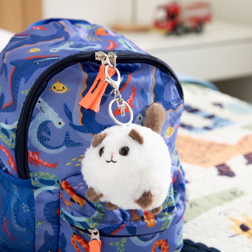 Llavero de peluche con acción