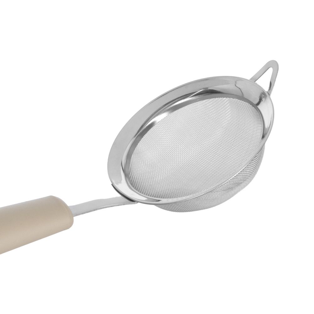 Colador pequeño de acero inoxidable con mango