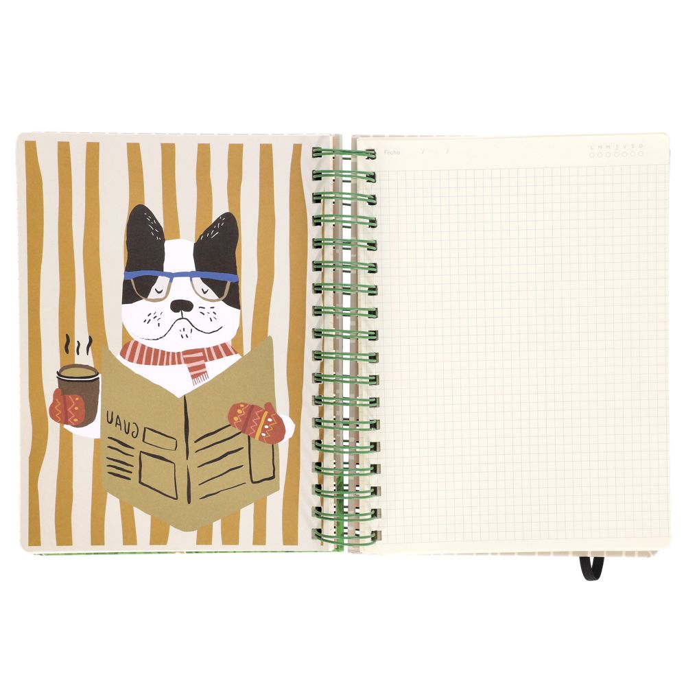 Cuaderno 1/2 oficio 18x24 cm