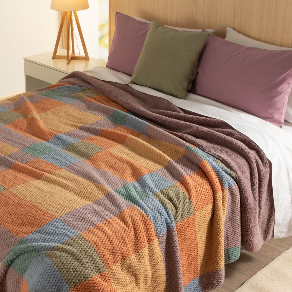 Colcha borreguita con estampado King