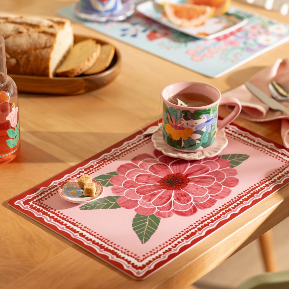 Set de 6 individuales goma eva 43x28 cm