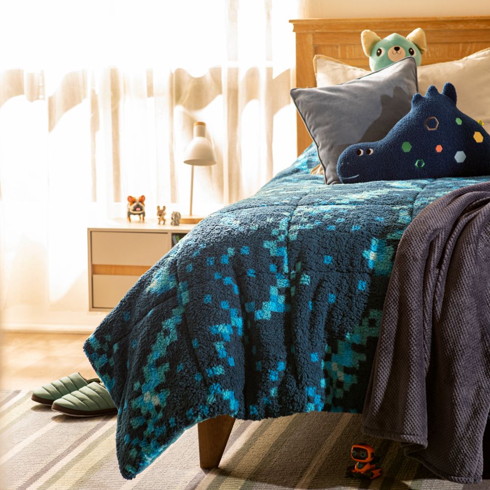 Edredón multicolor con borreguita Individual