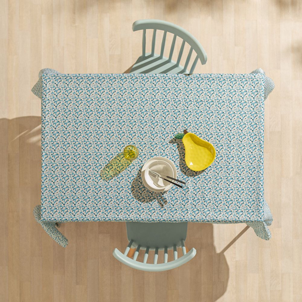 Mantel texturado con estampado 150x210 cm