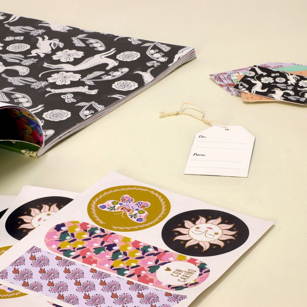 Set de accesorios para envolver regalos