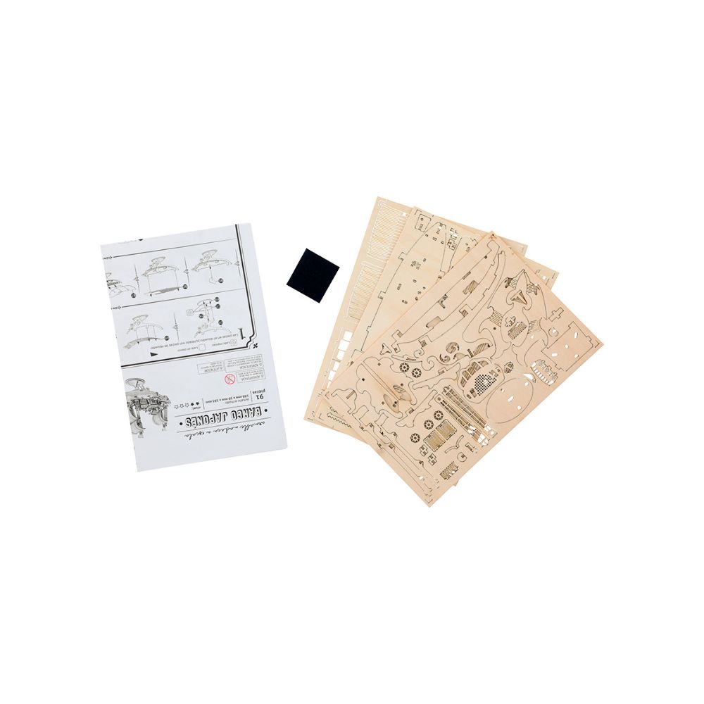 Armable Madera Barco Japonés 18.8x5x16.5 cm