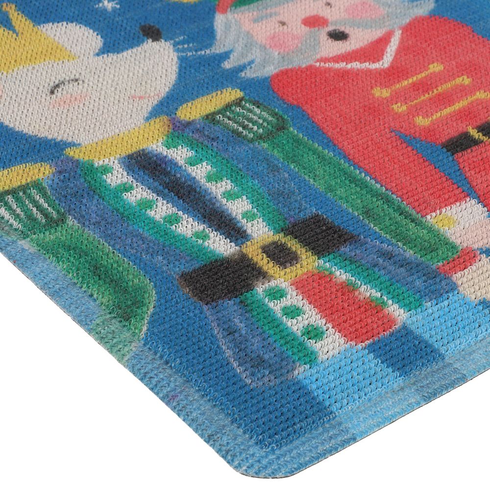 Tapete para puerta de PVC estampado 60 x 40 cm