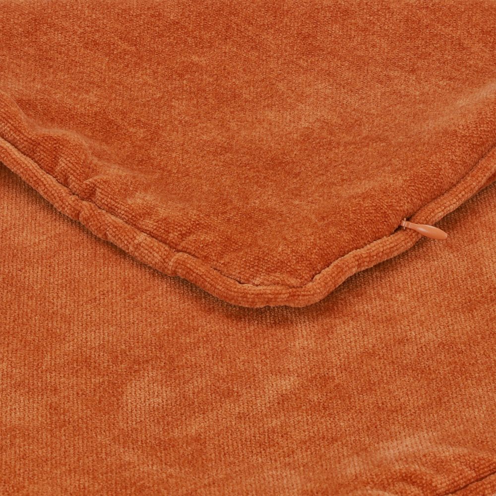 Funda de cojín terciopelo liso 45x45 cm
