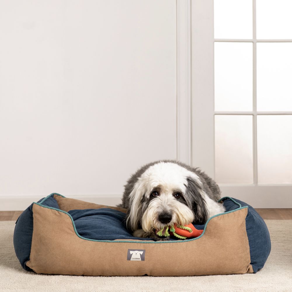 Cama nido grande para perros 90x65x25 cm