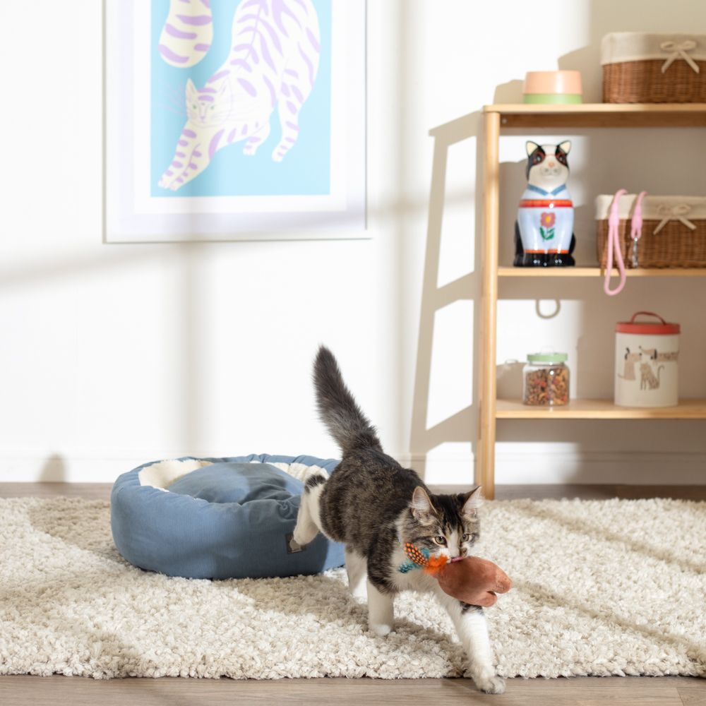 Cama nido redonda para gato 40x23 cm