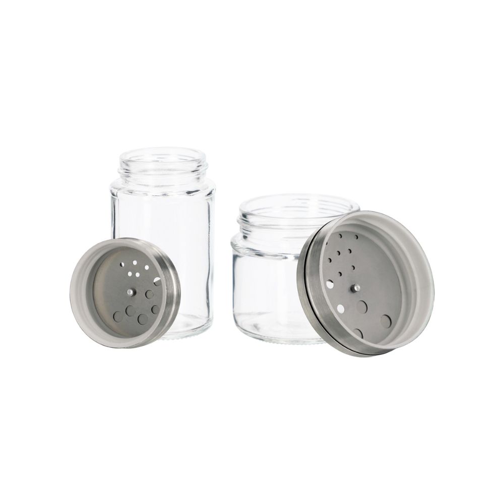 Set 7 Especieros Vidrio con Rack 2 Niveles U