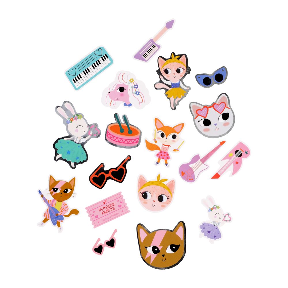 Set de 30 stickers variados