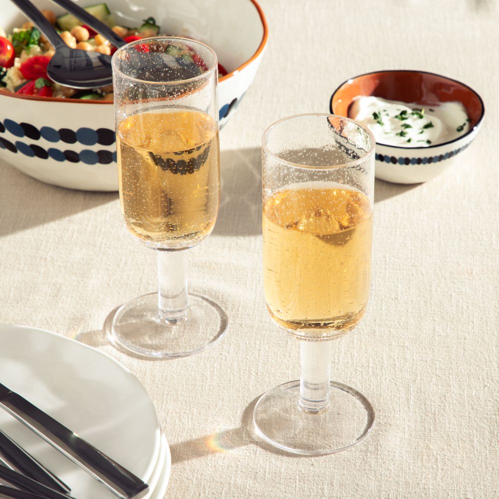 Copa de champaña con textura burbujas 250 ml