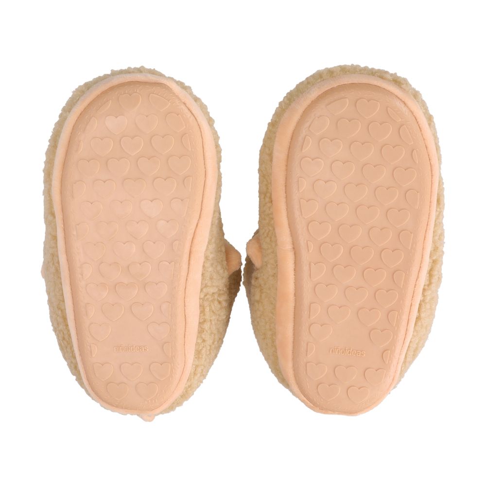 Pantufla bota peluda infantil 20.5 cm