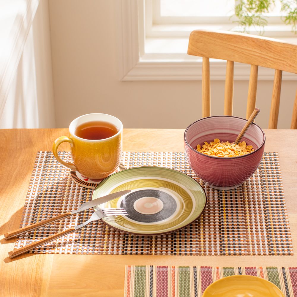 Individual de plástico tejido 45x30 cm