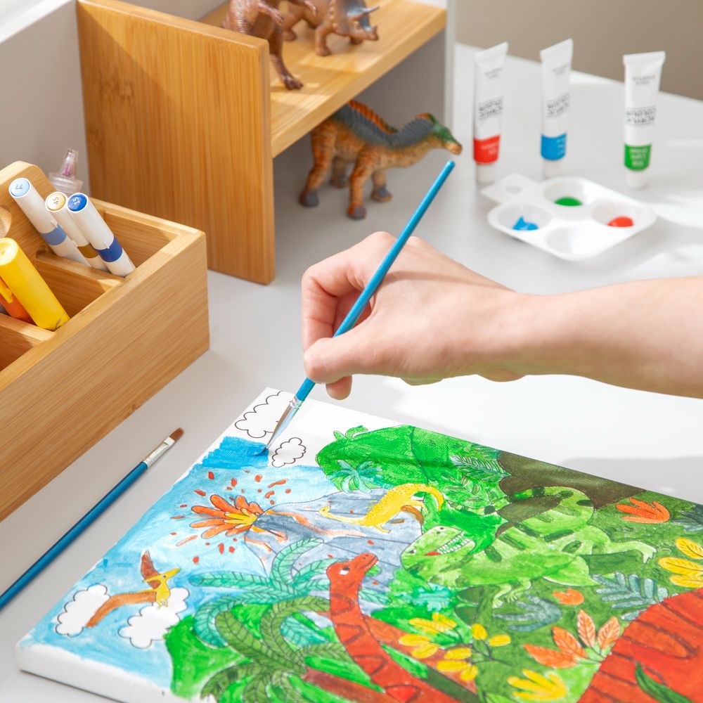 Set de bastidor con pinturas y diseño 24x30 cm