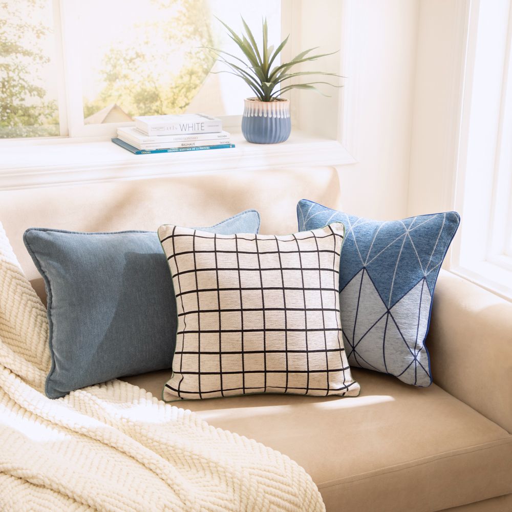 Funda de cojín terciopelo liso 60x40 cm