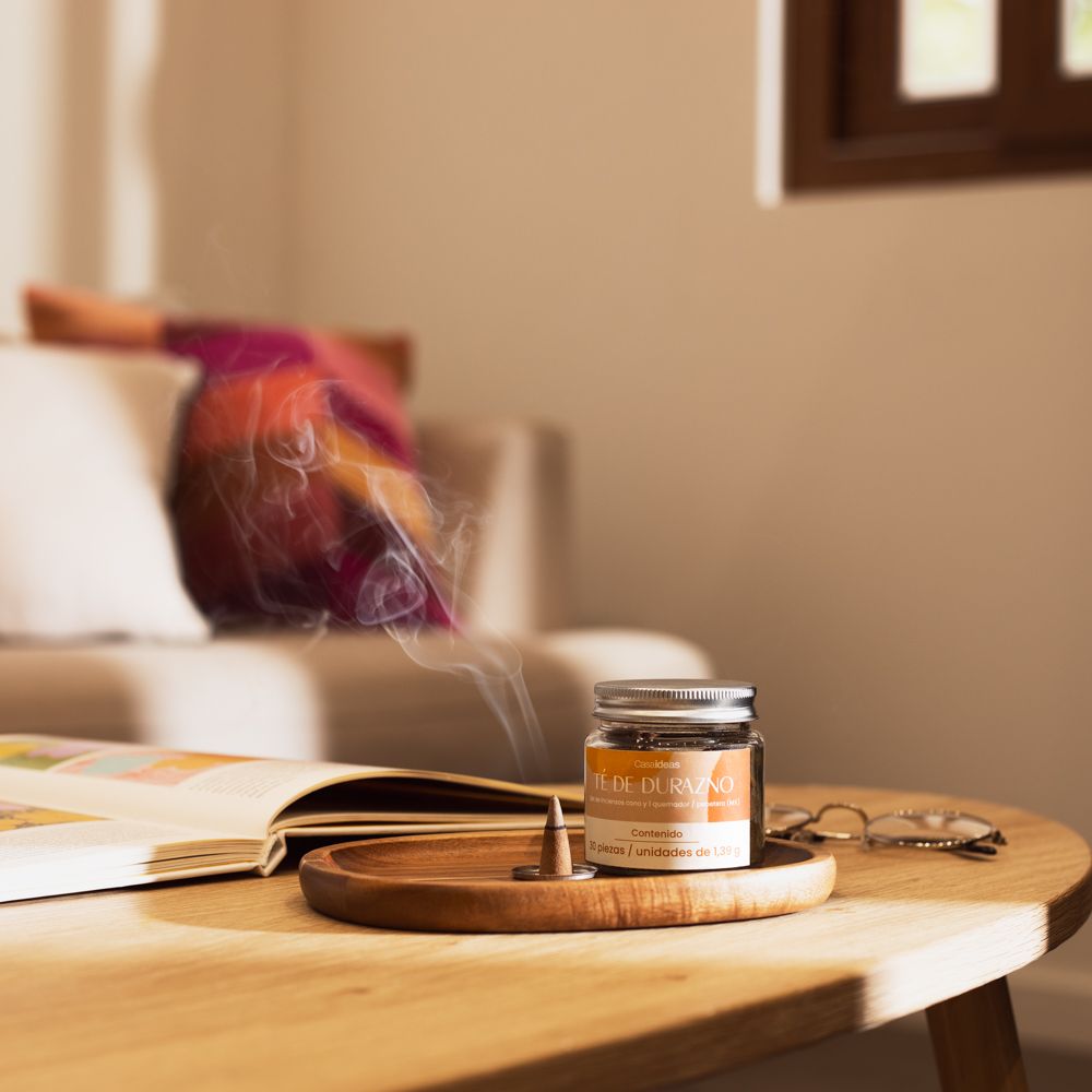 Set de Inciensos cono Té de Durazno