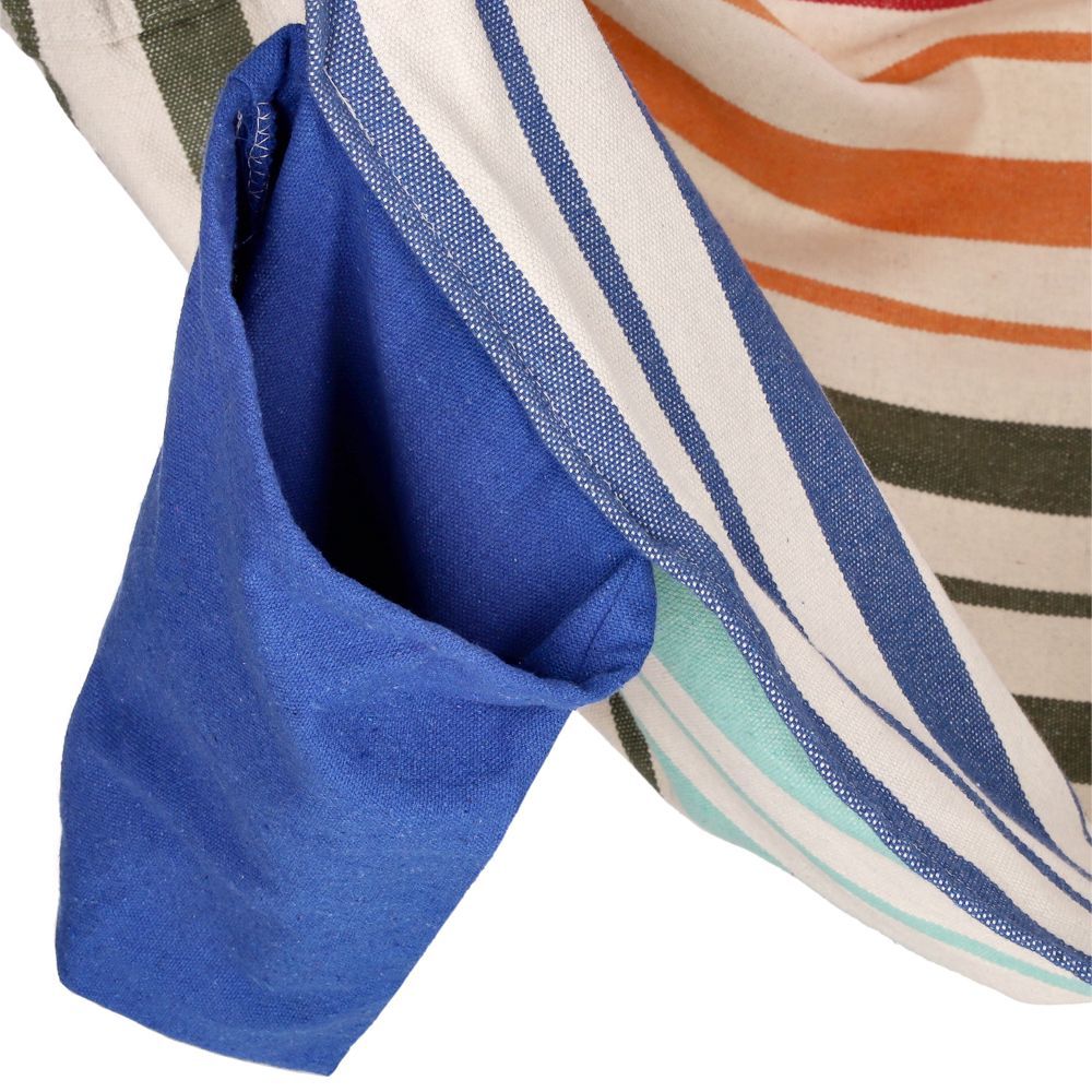 Hamaca tipo silla con bolsillo 130x100 cm