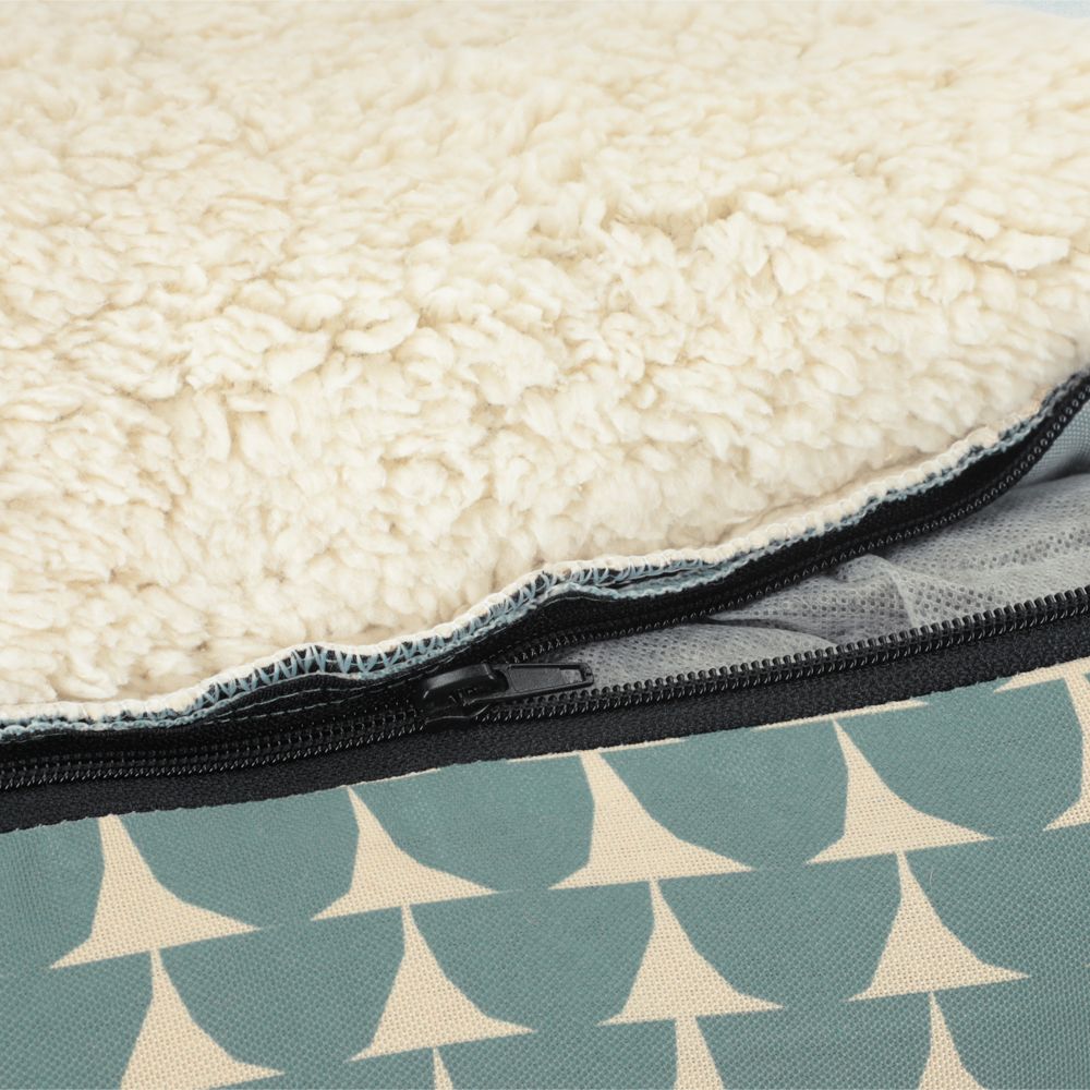 Cama nido mediana estampada para perros 60x50x20 cm