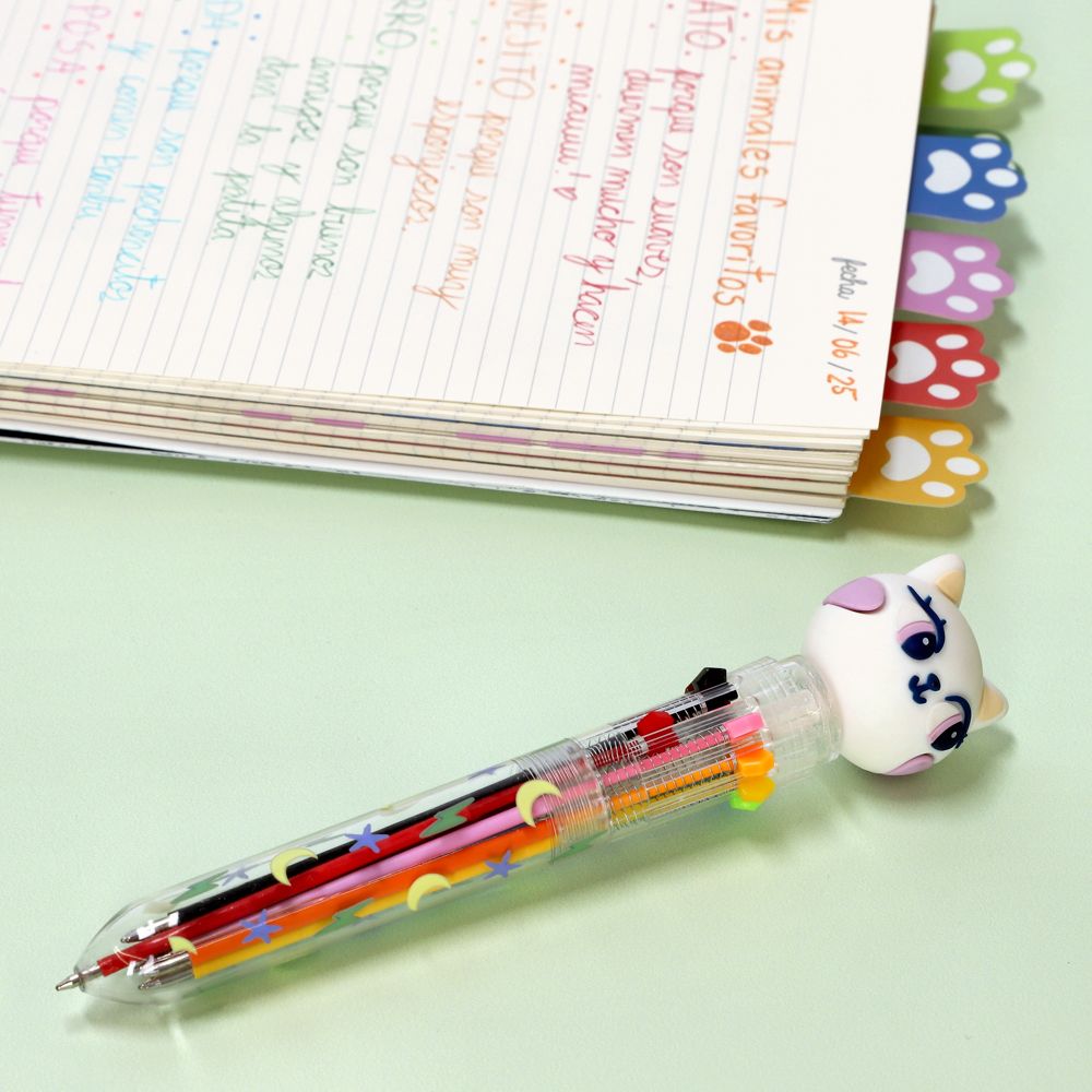 Bolígrafo con 10 colores