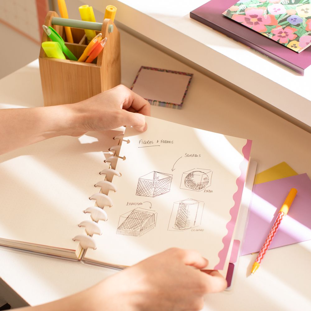 75 Hojas de repuesto A5 cuaderno con discos