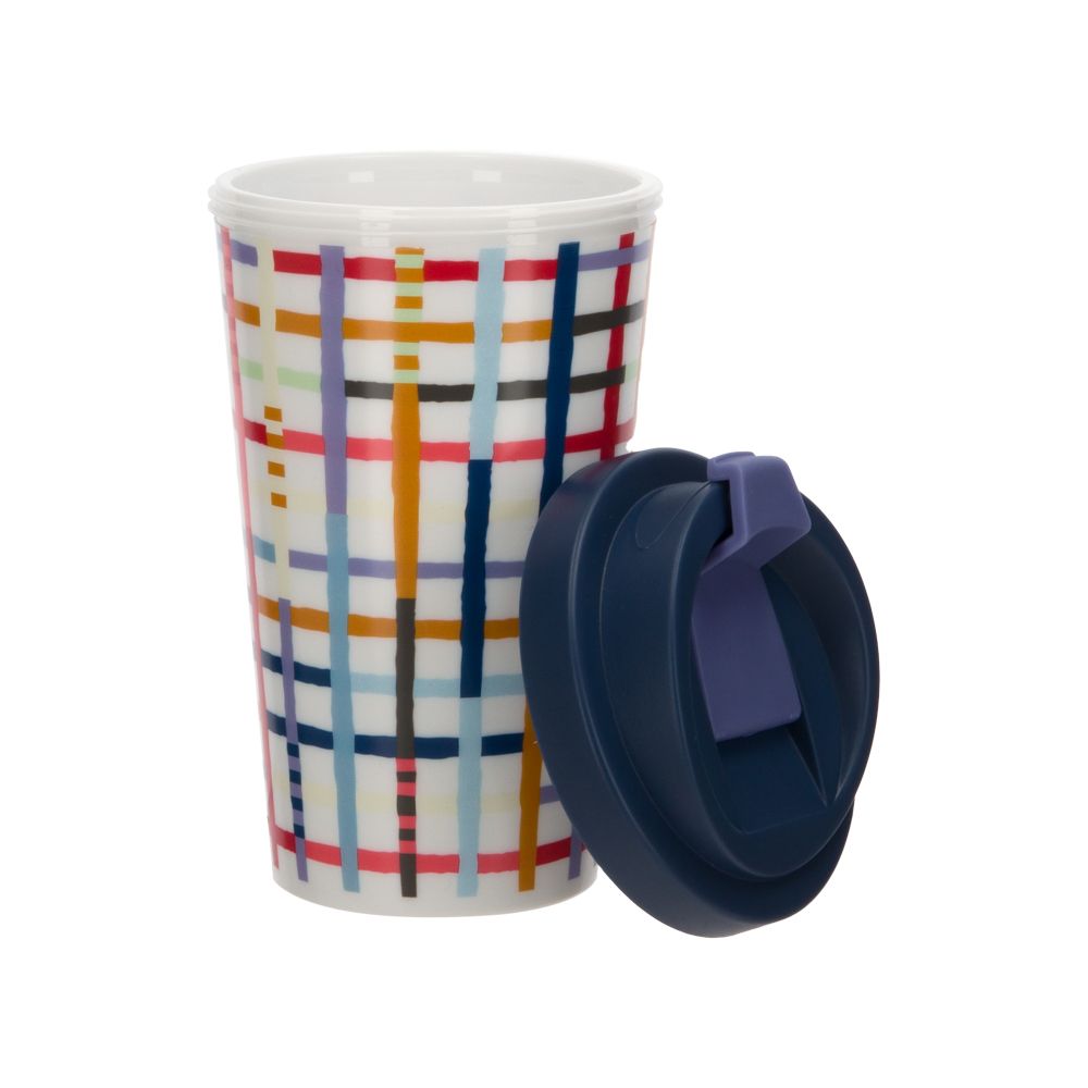 Vaso térmico Plastico Doble Muro 9.4x16.1 cm