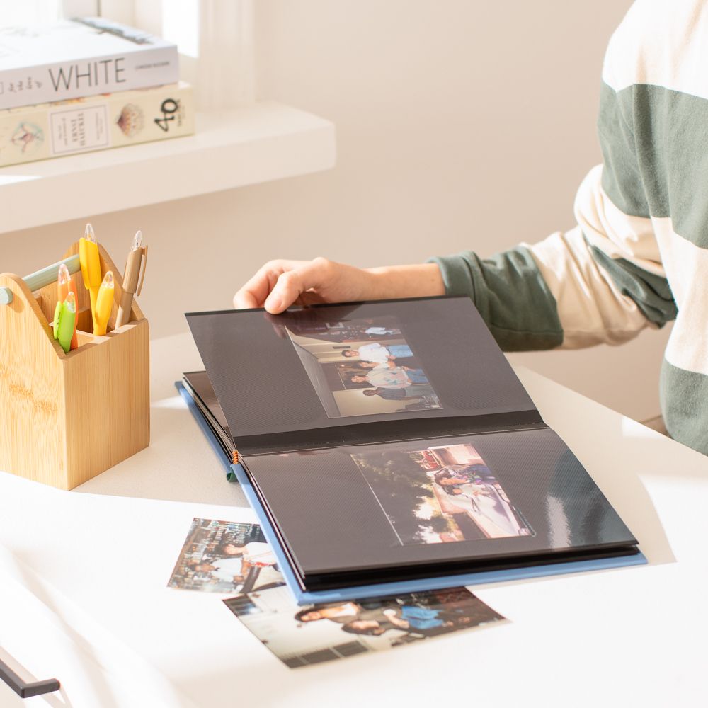 Álbum para fotos con páginas adhesivas